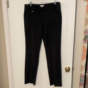 New York & Company Black pin stripe Straight Leg Pants